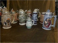 Beer stein collection