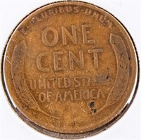Coin 1914-D Lincoln Cent Key Date Very Good