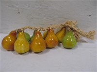 Pears on a rope