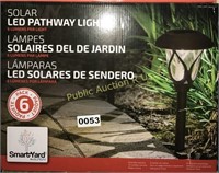 SMART YARD $79 RETAIL SOLAR LED PATHWAY LIGHTS