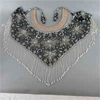 Vintage Beaded Shawl & Glentex Pearl Collar