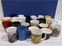 Large group of cups