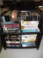 Large group of video tapes