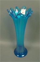 Northwood Sapphire Thin Rib Standard-Size Vase.