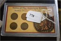 Coins of the American Frontier Indian Head Pennies