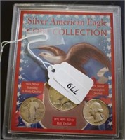 Silver American Eagle Coin Collection - (3) Coins