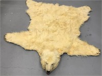 Gorgeous, large polar bear rug  84x80"          (j