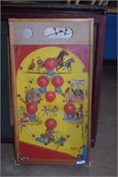 Vtg State Fair Themed Pin Ball Machine Top