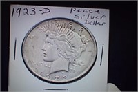 1923d Peace Silver Dollar