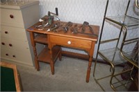 Vtg Wooden Desk