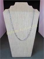 Vintage Sterling Silver 22" Chain C. 1930's