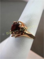 Ring: Size 6.5 14K Gold, Diamonds