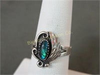 Ring: Size 6.75 Abalone, Sterling Silver
