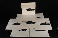 Set of Tank Silhouettes Prints