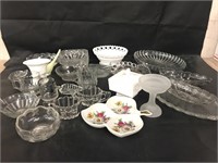 Huge glassware lot some crystal may be here