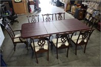 Large Dining Room Table w/Eight Chairs