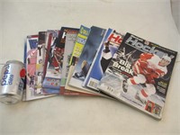 Une dizaine de magazine de Hockey rétro