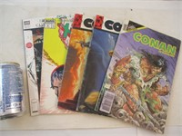 5 comics dont X-men et Conan