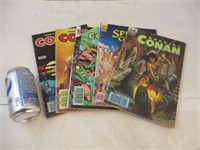 5 comics dont 2  Conan spécial