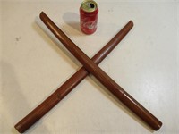 2 Bokken junior de 22'' en chêne pour le Kendo