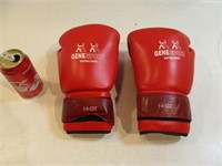 Paires de gants de boxe 14 oz. en cuir Neufs