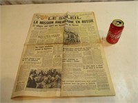 Journal LE SOLEIL du 3 septembre 1941