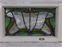 Matching Four Color Stained Glass Window