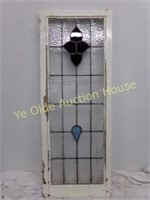 Matching Two Color Stained Glass Window