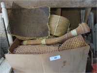 3 boxes of caning materials for caning chair seats