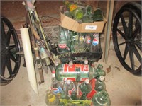 Lot of old misc. COKE, Pepsi and Cheerwine bottles