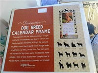 Dig breed calendar wall frame