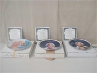 Lot of 3 Marilyn Monroe collectors plates