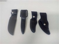 Lot of 4 knife sheath's