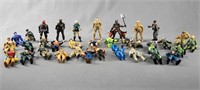 34 Loose 3 1/2" Action Figures