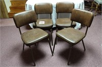 (4) Brown Kitchen Chairs