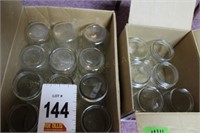 (12) Ball  Wide Mouth Canning Jars, (6) KERR Wide