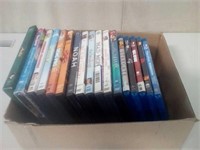 Lot of 17 Blu-ray and DVD's