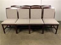 Set of 8 armless office / conference chairs