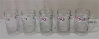 Lot of 5 A&W root beer mugs