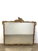 Vintage Large Ornate Gold Gilt  Mirror