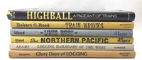 (6) Trains Of The West Books