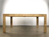 Modern Burled Wood Dining Table - Thomasville 1977