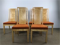 Vintage Burled Wood Dining Chairs - Thomasville