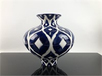 Large Moroccan style handmade clay vase