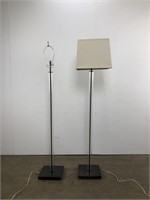 Pair of modern tall floor lamps