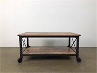 Industrial style coffee table