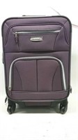 Rockland Carry-On Suitcase Purple