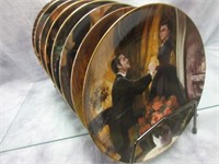 Set of 8 "Gone with the Wind" Collector Plates