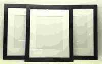 (3) 18.5×22.5 Inch Black Picture Frames
