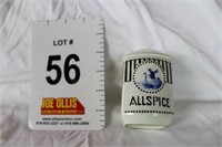 Allspice Jar w/Lid Czechoslovakia (Cracked)